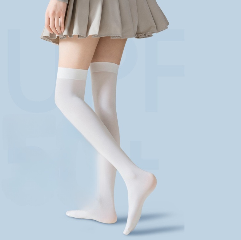 Ladys Classic Uniform Style Over-Knee School Socks